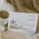 Search for island save the dates Palm trees