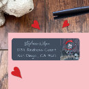 Search for garland return address labels Red