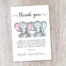 Search for boy and girl twins cards Elephant