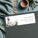Search for sketch return address labels Watercolor