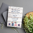 Search for patriotic wedding invitations Stars