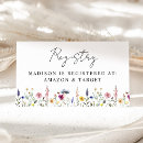 Search for baby registry inserts Watercolor floral