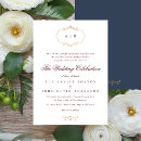 Search for maroon and navy wedding invitations For her