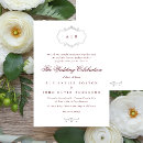 Search for burgundy and silver wedding invitations Vintage
