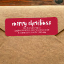 Search for greetings return address labels Simple typography