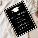 Search for black and white graduation invitations Clean and chic