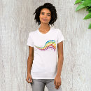 Search for rainbow notes tshirts For her