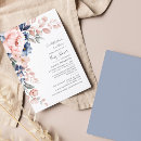 Search for indigo baby shower invitations Floral