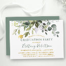 Search for greenery graduation invitations Sage green