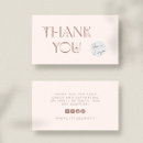 Search for bohemian logo business cards Blush pink