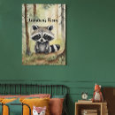 Search for racoon art posters For kids