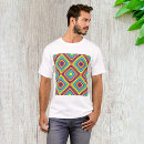 Recherche de motif abstrait tshirts Rétro