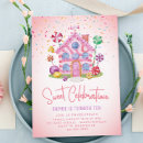 Search for girls 7th birthday invitations Sweet celebration
