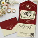 Search for carnival wedding invitations Vintage