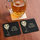 Search for skull coasters black and white