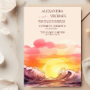 Search for aqua and gold on wedding invitations Seaside
