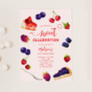 Search for berry sweet birthday invitations Blueberry