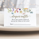 Search for diaper raffle and book request Baby shower insert