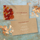 Search for burnt business cards Floral