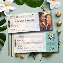 Recherche de destination ticket mariage invitations Vintage