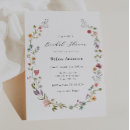 Recherche de wreath bridal shower invitations Chic