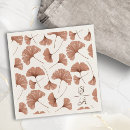 Recherche de feuille de ginkgo serviettes Gingko
