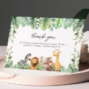 Search for safari animals thank you cards Monkey
