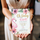 Recherche de luau baby shower fille invitations C'est une fille