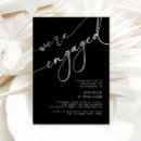 Search for winter engagement party invitations Minimalist
