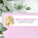 Search for red star return address labels Star of david