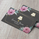 Recherche de abeille et les fleurs cartes visite Floral