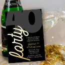 Recherche de adult 40ans anniversaire invitations Fête de 40e anniversaire