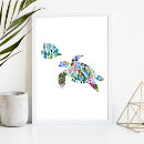 Search for turtle nursery art Under the sea