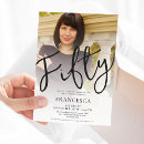 Search for milestone 50th birthday invitations Fiftieth