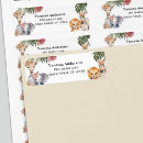 Search for baby safari return address labels Zebra