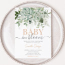 Search for succulent baby shower invitations Cactus