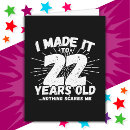 Search for 22nd birthday cards Humour