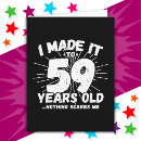 Recherche de 59 ans anniversaire cartes Humour