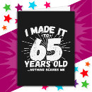 Search for 65 year old birthday cards Funny