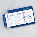 Search for ticket wedding invitations Blue