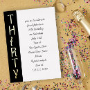 Search for for him 30th birthday invitations Thirty