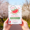 Recherche de pasteque invitations D'anniversaire de la pastèque