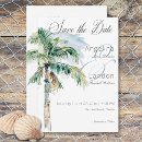 Search for beach save the dates Palm trees