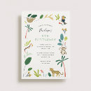 Recherche de jungle anniversaire invitations Animal