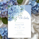 Recherche de hydrangea baby shower invitations Botanique