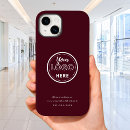 Search for burgundy cases Minimalist