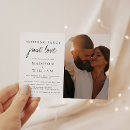 Search for nothing fancy just love wedding invitations We eloped
