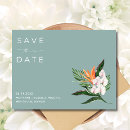 Search for tropical floral save the dates Hawaii