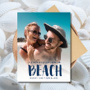Search for love save the date postcards Beach