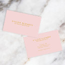 Search for pink business cards Gold
